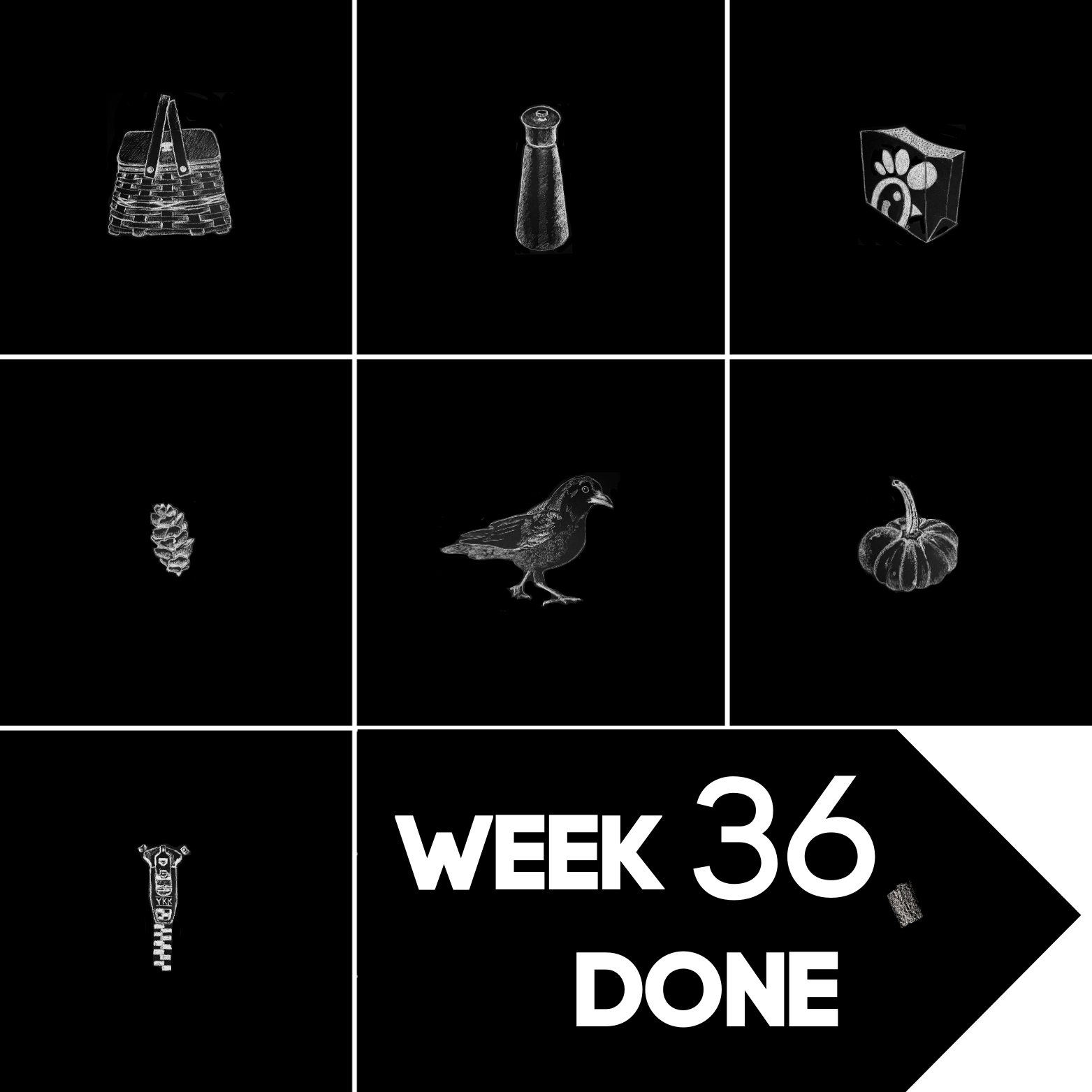 Week 36 Recap – Everyday Art, Every Day